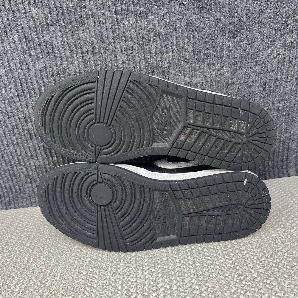 Nike Air Jordan 1 Low Black White Leather Shoes Women’s 8.5 AO9944-001 - Picture 6 of 8